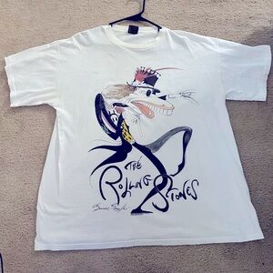 VTG RARE VINTAGE ROLLING STONES BROCKUM GERALD SCARFE VOODOO LOUNGE 1994 TOUR XL